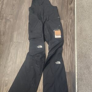 NWT $280 Northface Ceptor Freedom Bib Woens Black Pants Set Sz XS